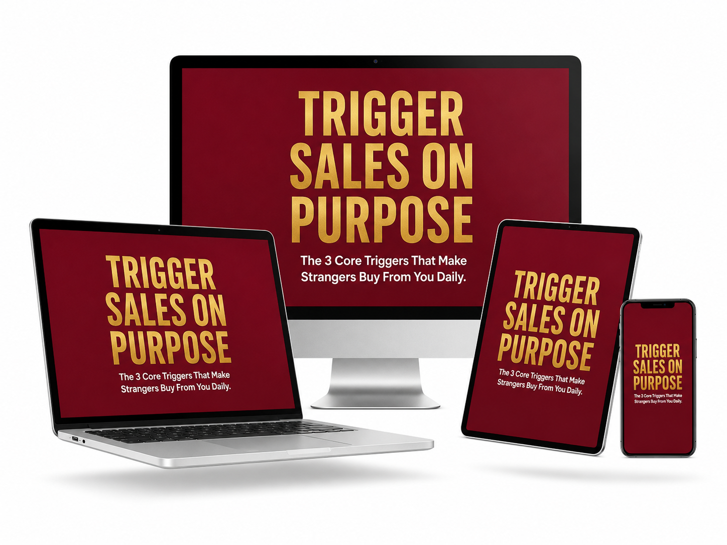 Trigger Sales On Purpose on iMac, MacBook, iPad and iPhone